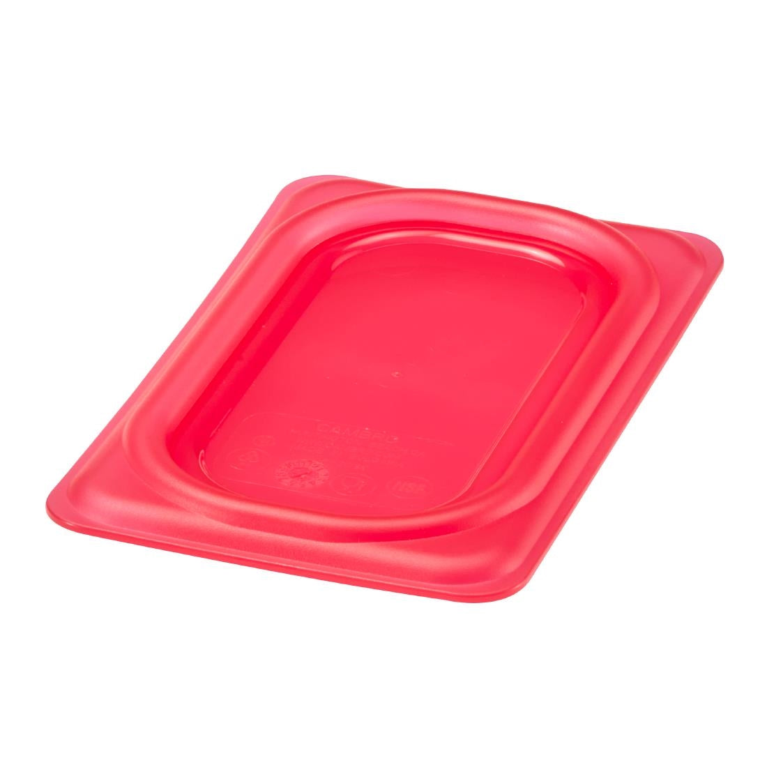 Couvercle hermétique en polypropylène GN 1/9 Cambro Safetrak IML rouge - Cambro - JN554