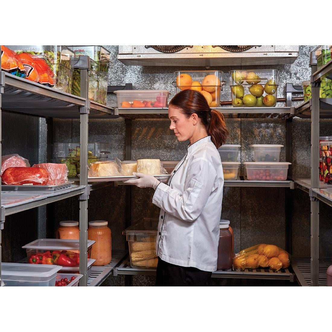 Unité de 4 étagères à claire-voie Cambro 1830 x 1220 x 460mm - Cambro - GH618