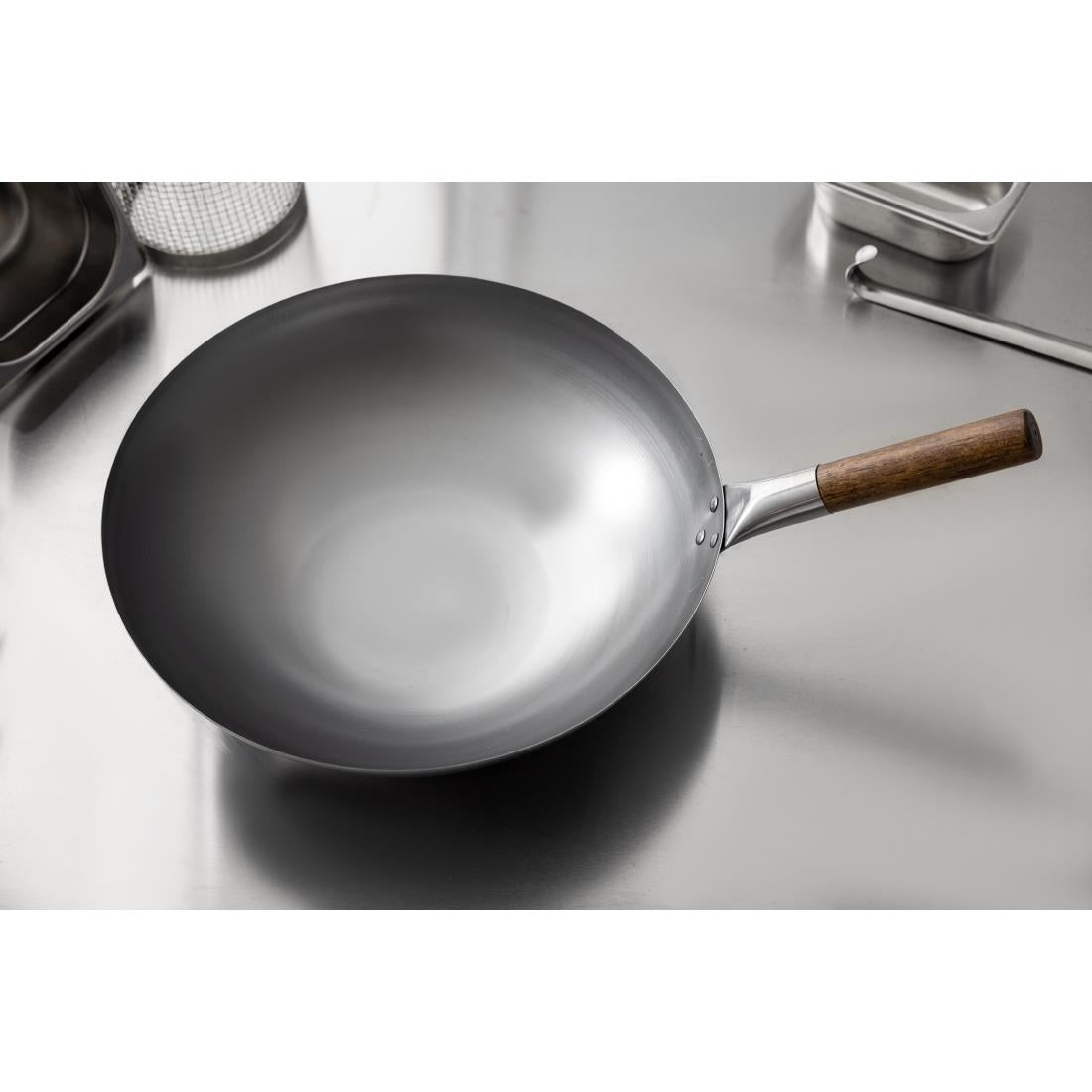 Wok fond hémisphérique Londonwok 38 cm (Ø) - London Wok - CT246