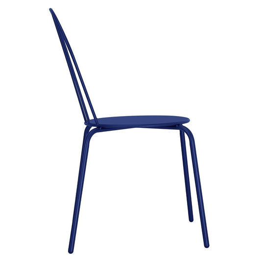 Chaises Bolero Adeline bleu marine (lot de 4) - Bolero - HZ362