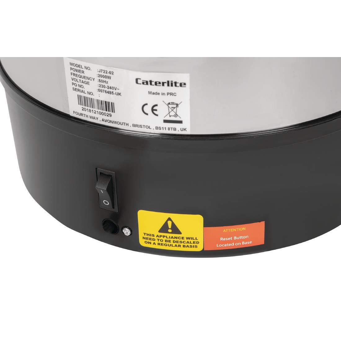 Chauffe-eau Caterlite 20L - Caterlite - J722