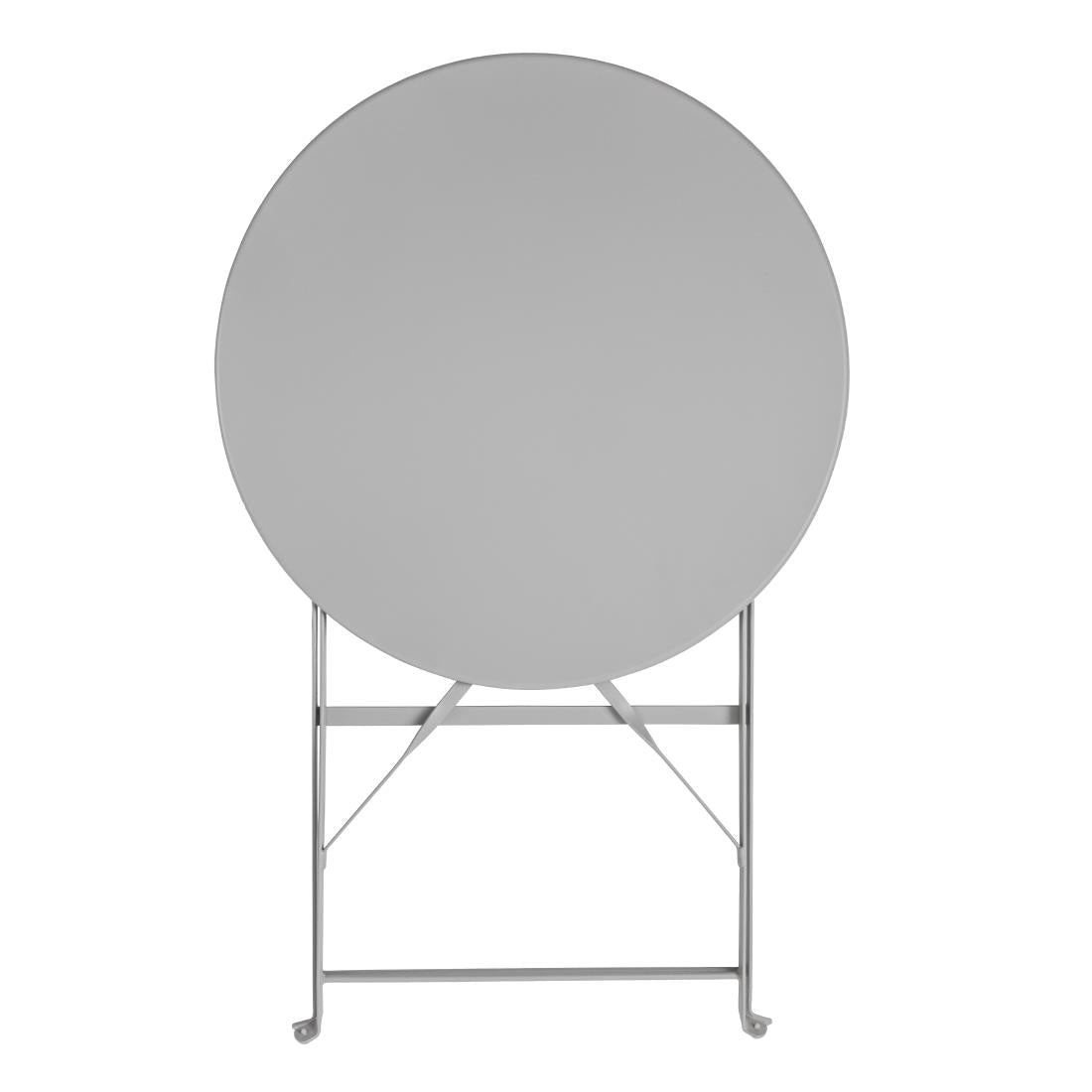 Table de terrasse en acier Bolero grise - Bolero - GH556
