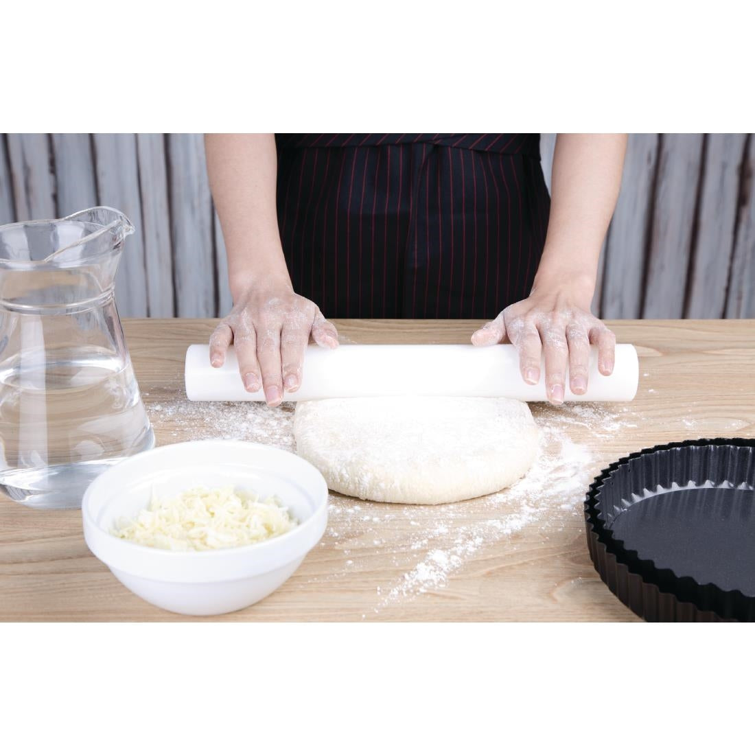 Rouleau à pâtisserie en polyéthylène Vogue 356mm - Vogue - J172