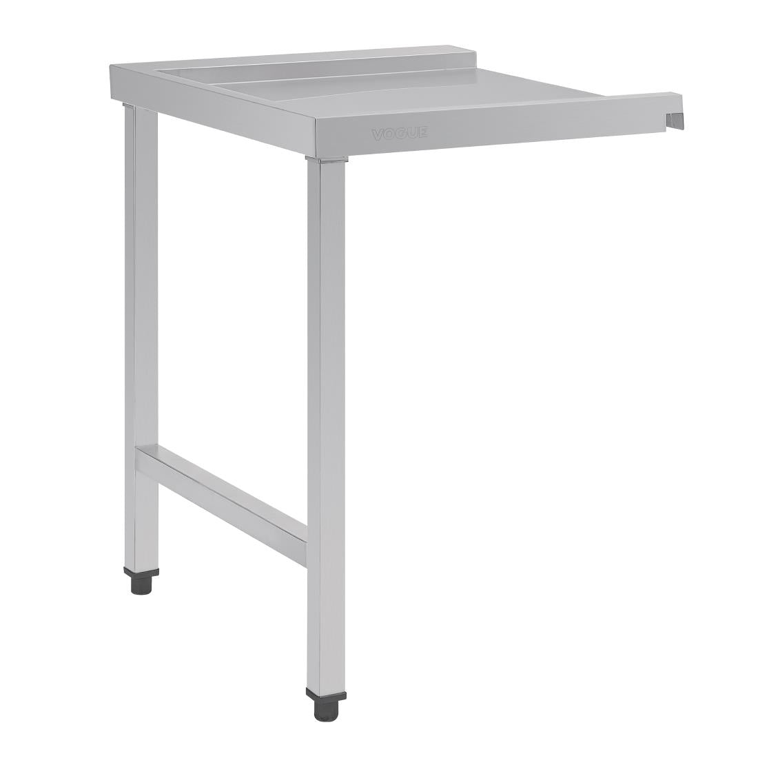 Table de sortie droite pour lave-vaisselle à capot Vogue 600mm - Vogue - GJ534