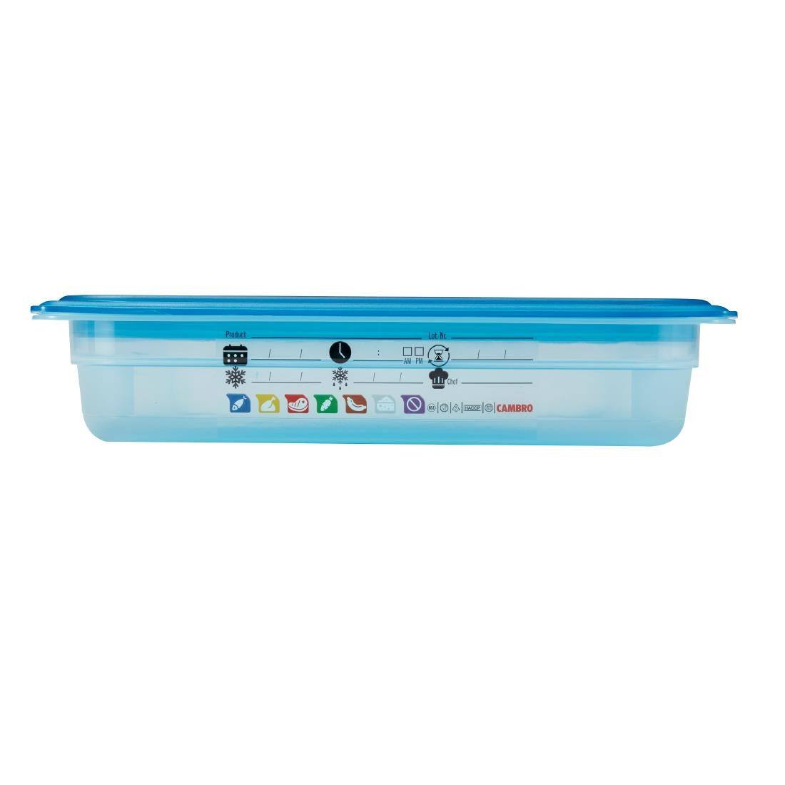 Bac en polypropylène Cambro Safetrak IML GN 1/1 65mm - Cambro - JN500