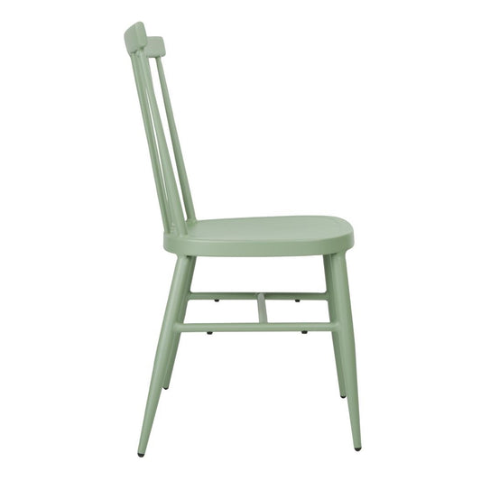Chaises en aluminium Bolero Windsor vertes (lot de 4) - Bolero - DX687