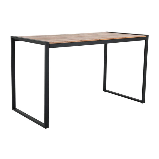Table de bar industrielle en acier et acacia Bolero 1800x900mm - Bolero - DK905