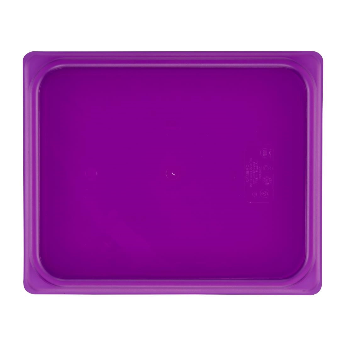Couvercle hermétique en polypropylène GN 1/2 Cambro Safetrak IML violet - Cambro - JN526