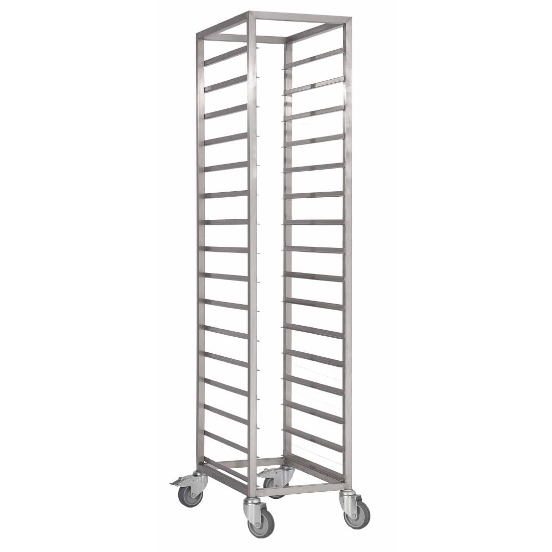 Chariot à glissières inox Gastro M GN 2/1 18 niveaux - Gastro M - DS458