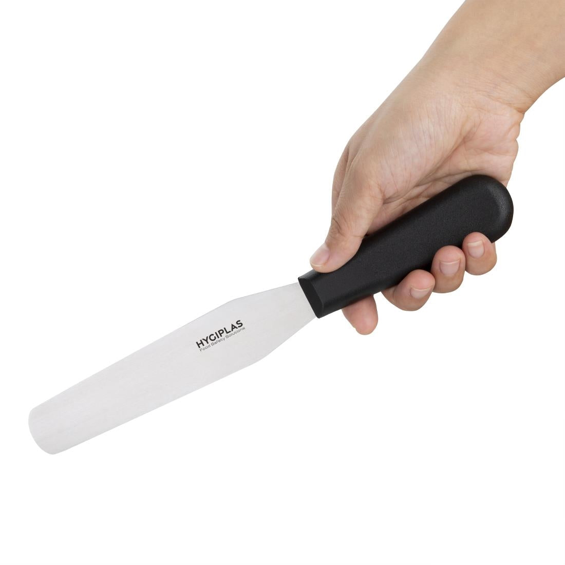 Couteau spatule à lame droite Hygiplas noir 150mm - Hygiplas - D402
