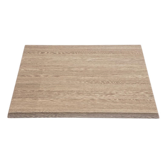 Plateau de table carré Bolero effet bois vieilli 700mm - Bolero - HC295