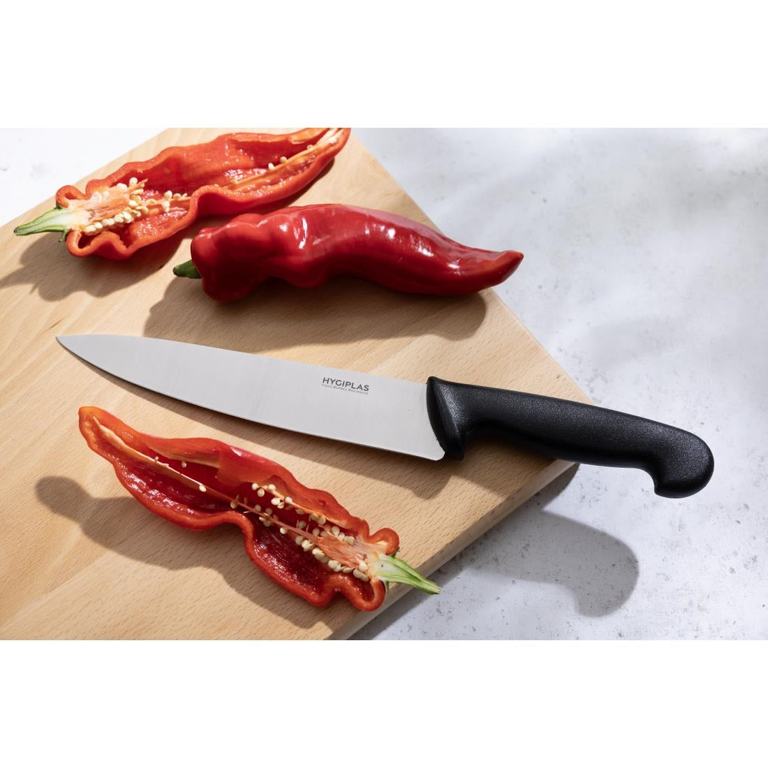 Couteau de cuisine Hygiplas noir 215mm - Hygiplas - C265