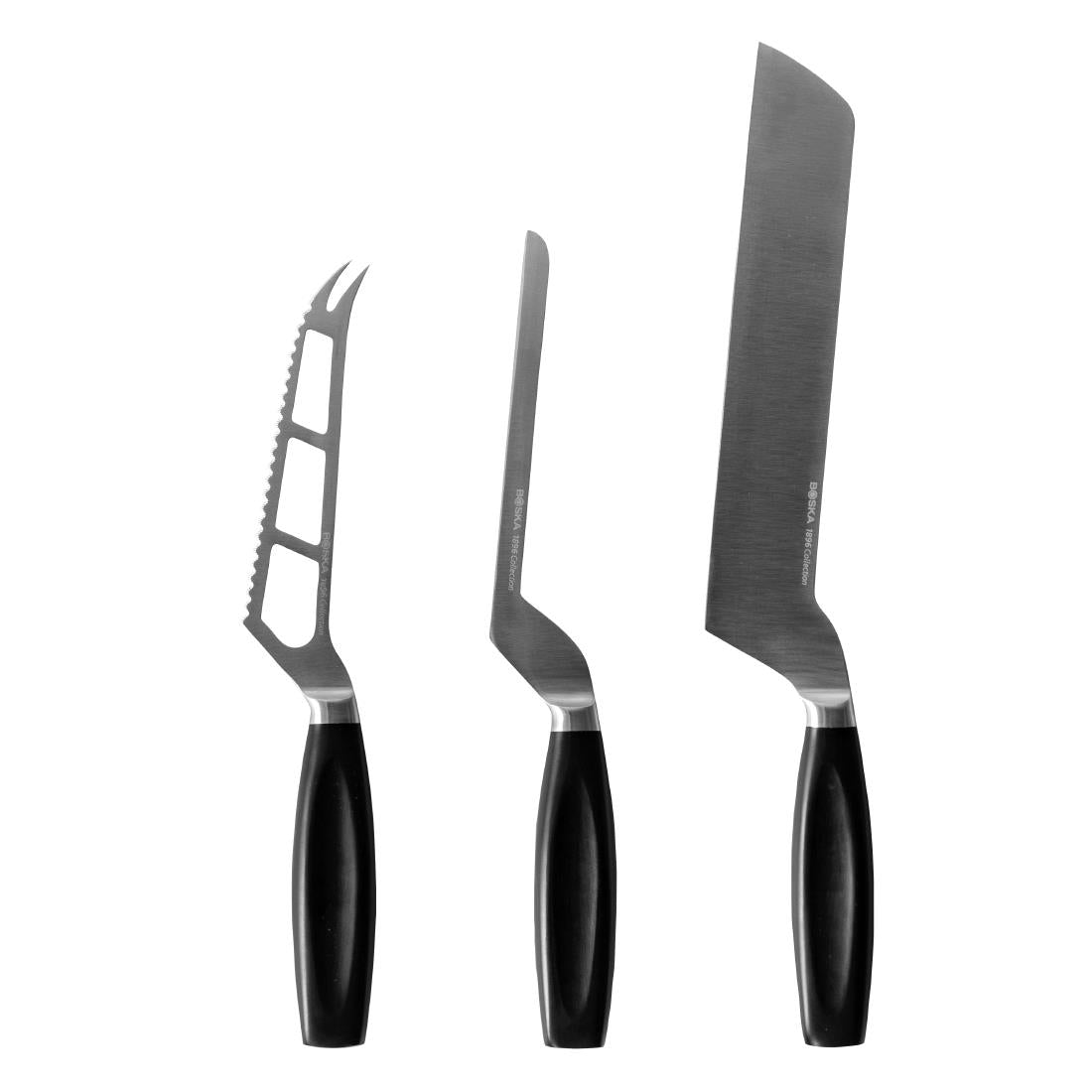 Couteau à fromage à pâte molle manche noir Boska 140 mm - Boska - CU107