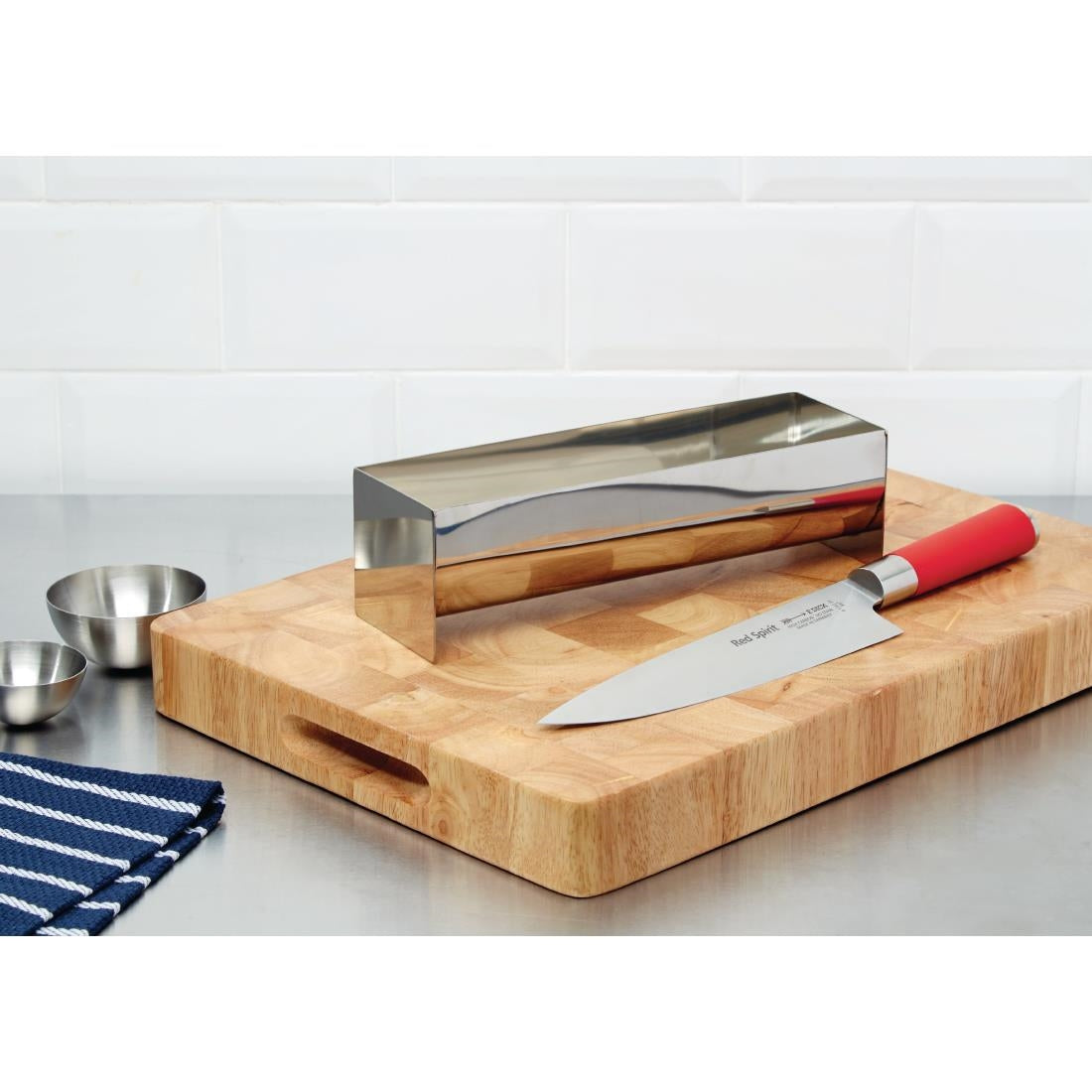 Moule à terrine en acier inoxydable Vogue forme de U 260mm - Vogue - E585