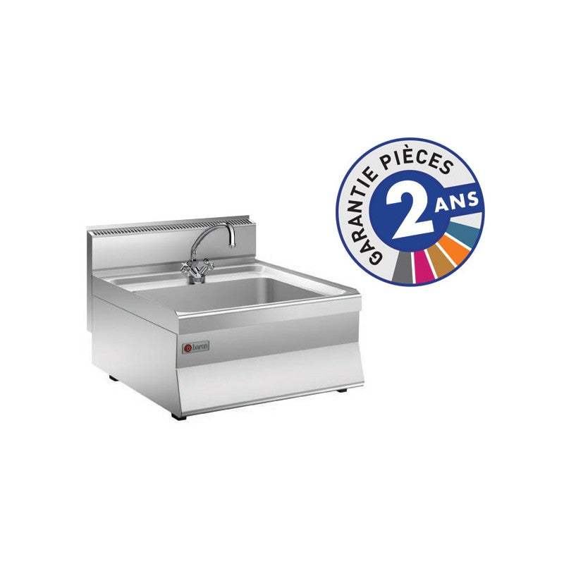 Evier avec robinetterie et bac de 400 x 500 mm - Gamme 650 - Baron