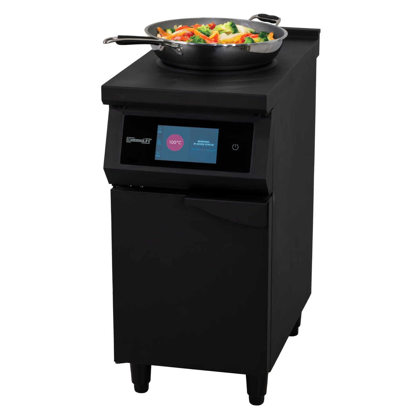 Fourneau à induction pour wok 400 noire
