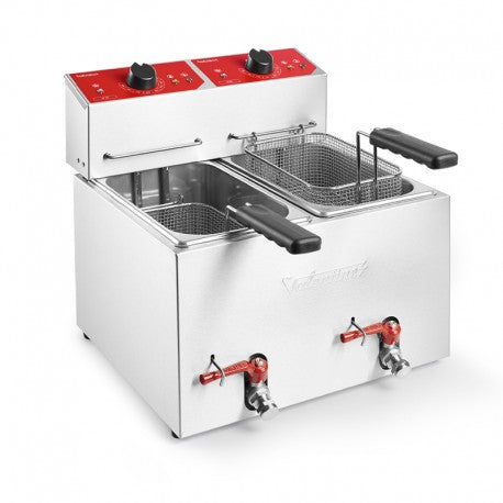Valentine - Friteuse électrique de table professionelle TF77 - 2 x 7L - 380V