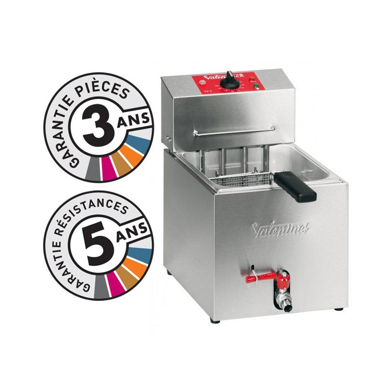 Friteuse électrique de table - 7 litres - Alimentation Mono 230 V + T - Valentine