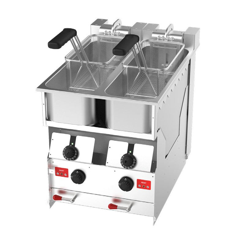 Friteuse électrique Encastrée - 2 x 9-10 litres - Gamme CORE - Valentine