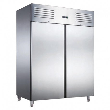 Armoire 2 portes inox négative GN21 - froid ventilé