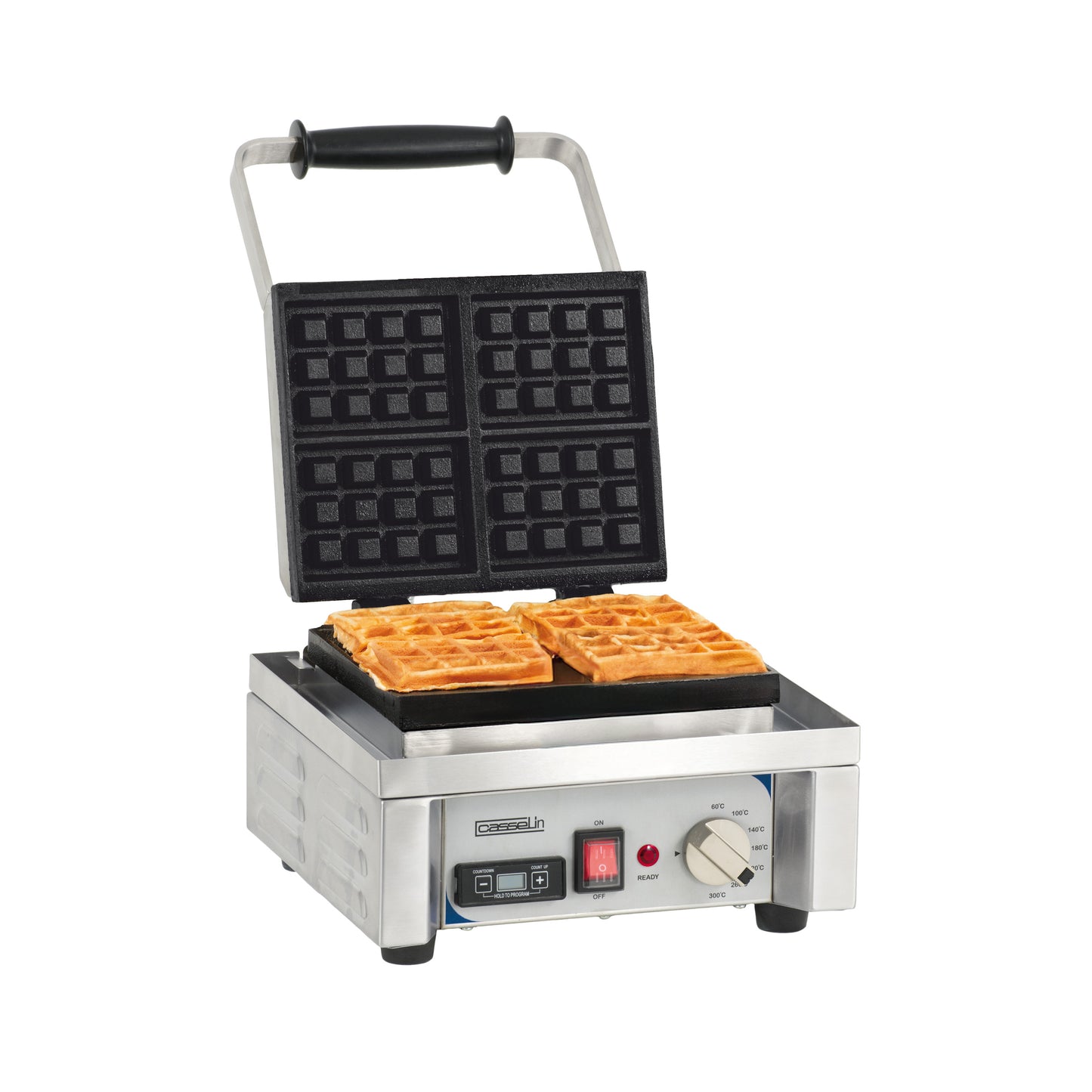 Gaufrier simple ouverture 90° - 4 mini gaufres