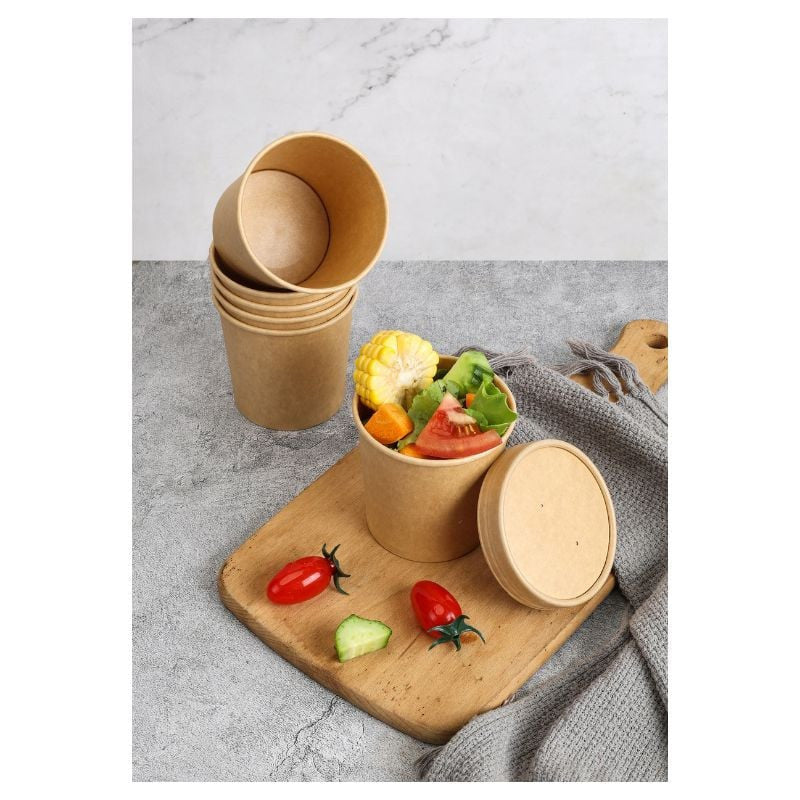 Pot à Soupe Kraft - 360 ml - Lot de 300 - vue 9