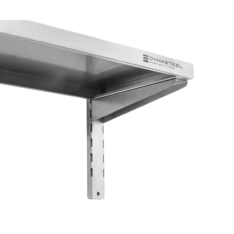 Etagère Murale en Inox sur Crémaillères - L 1000 x P 300 mm - vue 8