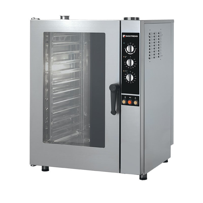 Four gaz XT COMPACT - 16 kW + 0,5 kW - Mixte à injection directe - Niveaux 11 niveaux GN 1/1 - Inoxtrend