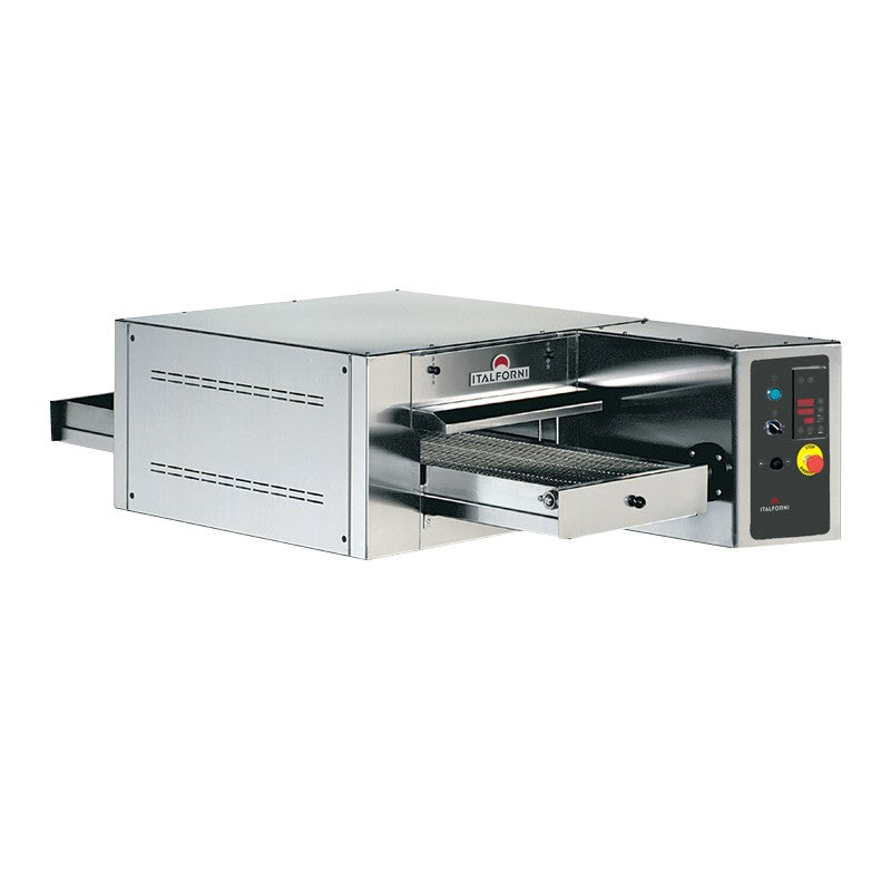 Four à avancement automatique - Tapis filet acier inox cuivré - Série TUNNELS - 1 chambre - Italforni
