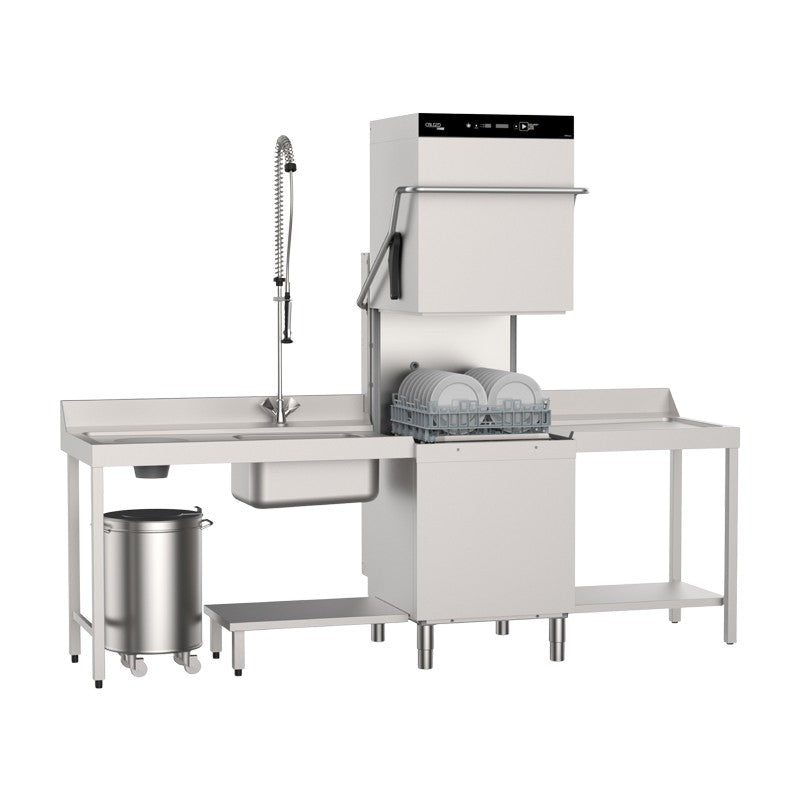 Lave-vaisselle à capot - NEOTECH - Panier 500 x 500 mm avec pompe de vidange - Poids 90 kg - Colged