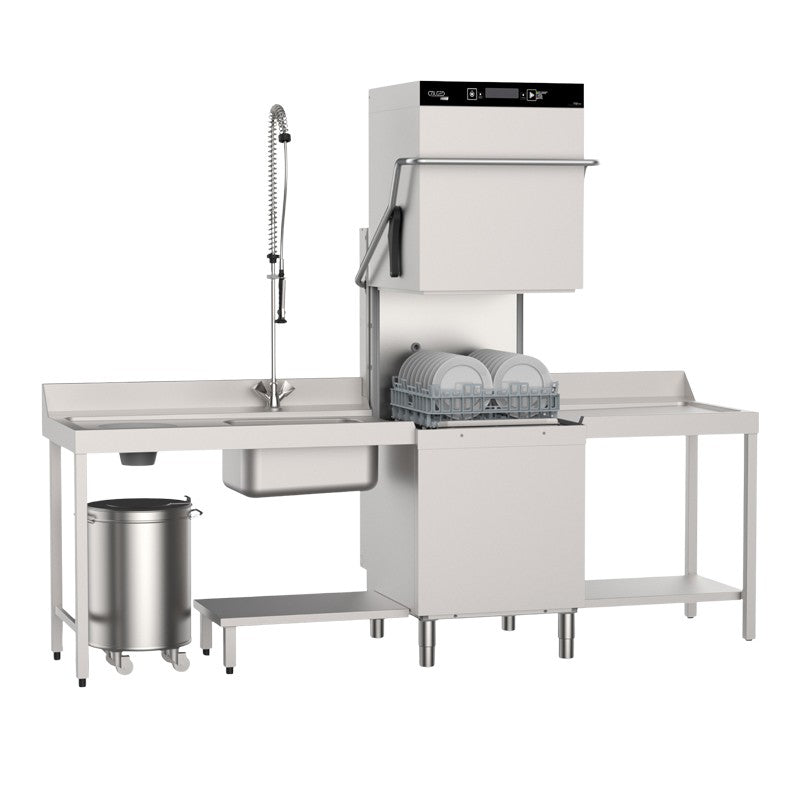 Lave-vaisselle à capot - TOPTECH - Panier 500 x 500 mm avec adoucisseur en continu - Hauteur 1590 mm - Colged