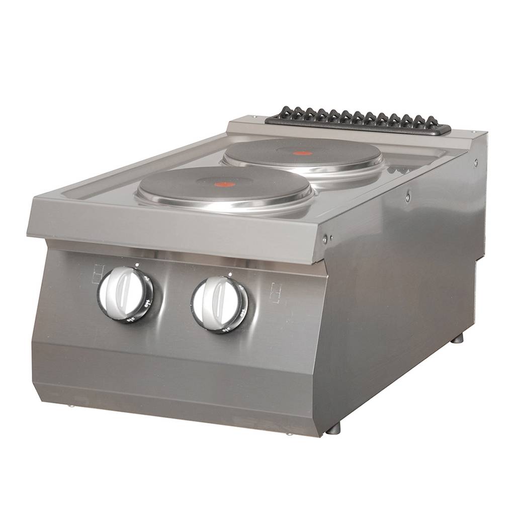 Cuisinière électrique 2 brûleurs - gamme 700 (prof. 70 cm)