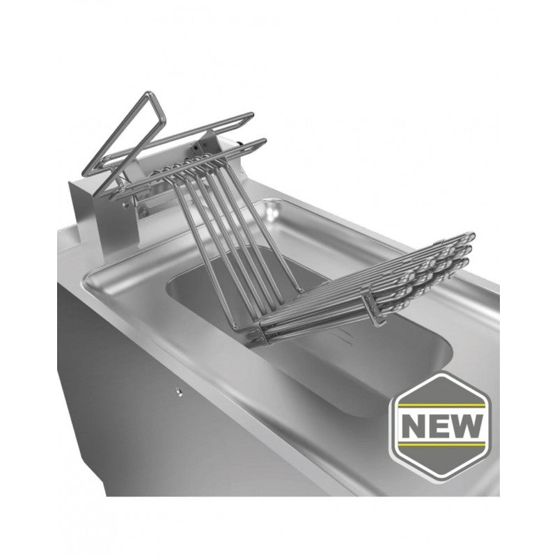 Monobloc friteuse gaz - 23 L - Largeur 400 mm - Gamme QUEEN 900 - Baron