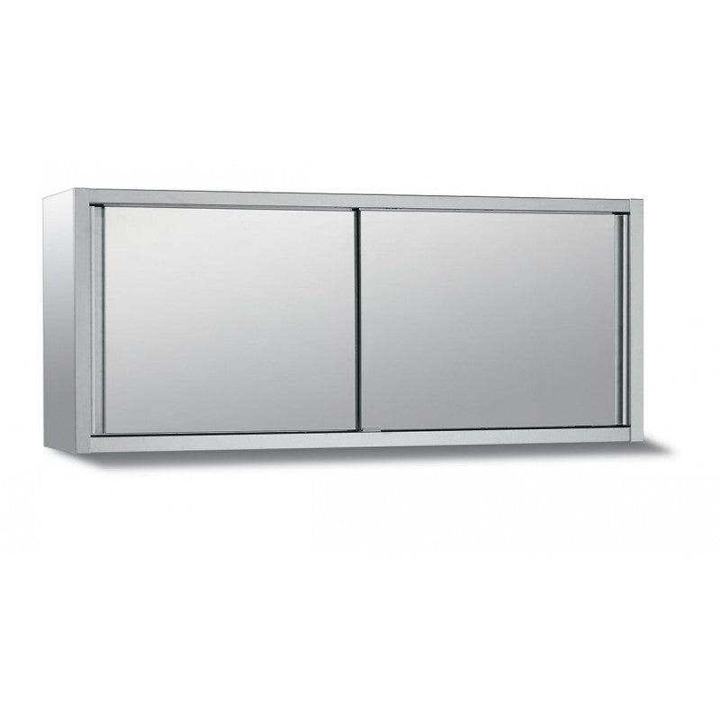 Placard mural en inox - Hauteur 600 mm - Profondeur 400 mm - Longueur 1000 mm - Nosem