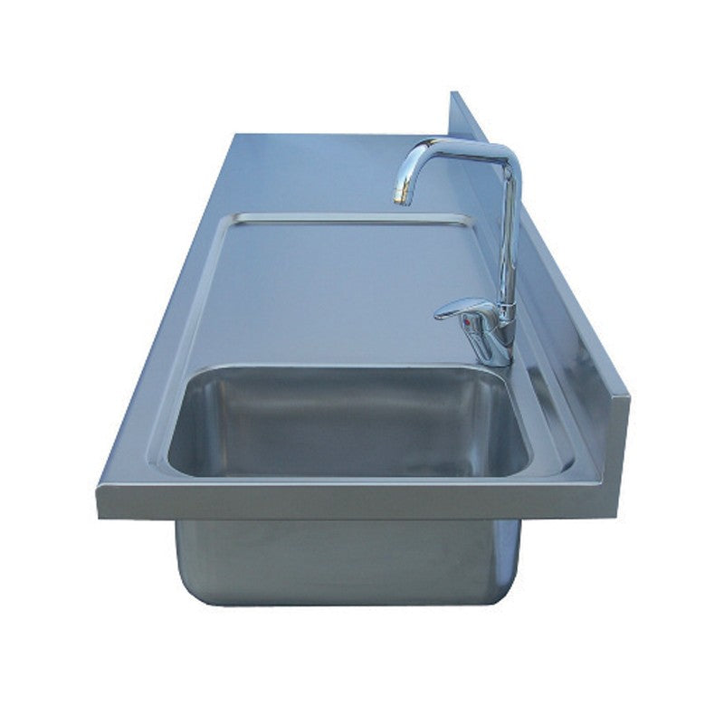 Plan de travail inox avec evier à droite - Unifrigor