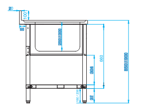 Plonge double bac - avec dosseret - P700