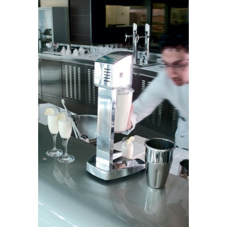 Shaker électrique professionnel - Noir - 2 Bols inox - 2x 1L - 230 V - 34022N