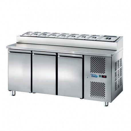 SOFRACOLD - Saladette positive - 3 portes - 420 L - SR3P-2