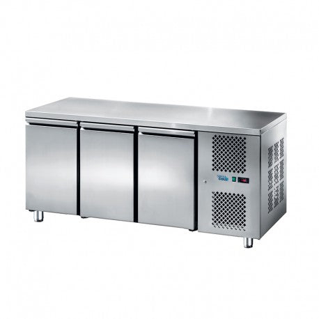 SOFRACOLD - Table GN 1/1 positive sans dosseret - Prof. 700 - 3 portes - 315 L - TRG3PSD-2