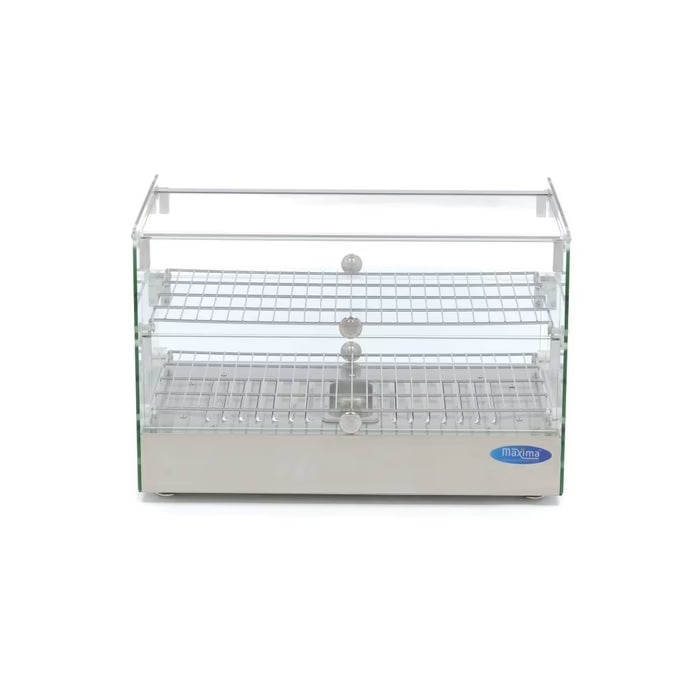 Vitrine chaude - 50 L - 55 cm - 2 étagères