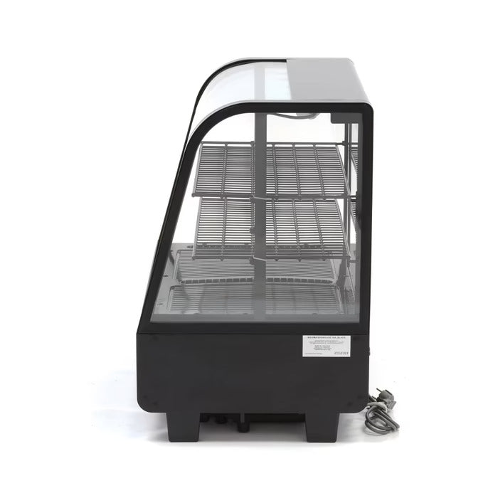 Vitrine à gâteaux - 100 L - 68 cm - porte coulissante arrière