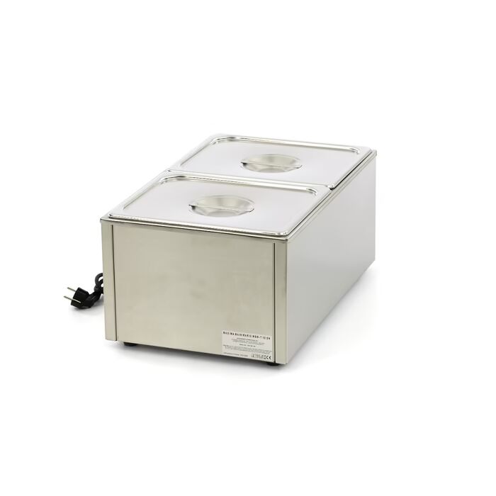 Bain Marie - avec robinet - incl 2 x 1/2 GN set - électrique