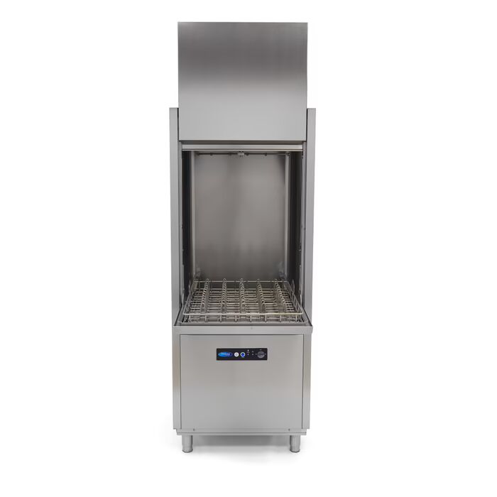 Lave-ustensiles - 60 x 76 cm - avec pompe à savon et à rinçage - 400V