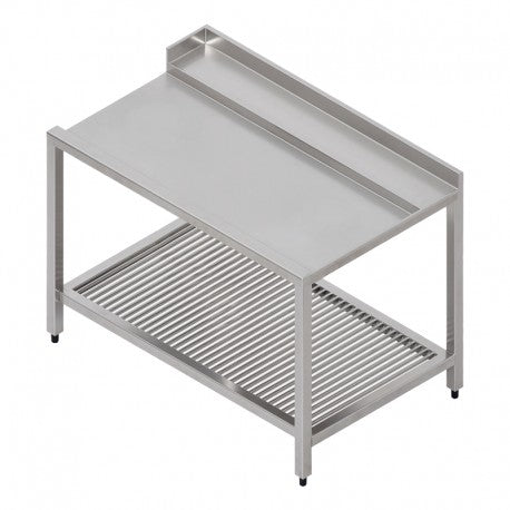 Table pour lave-vaisselle à capot - Prof. 700 mm - Accroche à droite - TLSD70