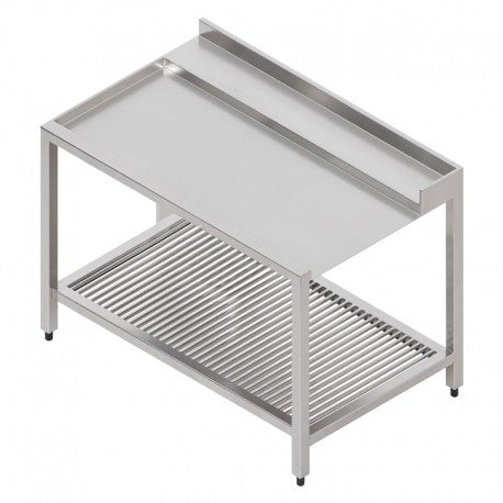 Table pour lave-vaisselle à capot - Prof. 750 mm - Accroche à gauche - TLSG120