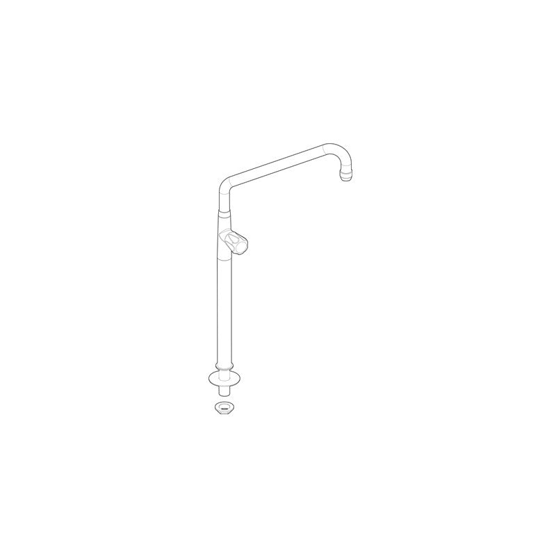 Colonne arrivée d’eau orientable - Tecnoinox