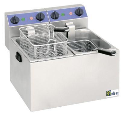 Friteuse de table électrique 2 x 4 L sans vidange SF44