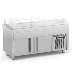Vitrine self réfrigérée 3 niveaux + réserve ERATOS SVPR-160