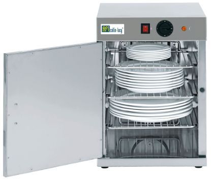 Chauffe-assiettes 30 assiettes inox 3 niveaux CA30