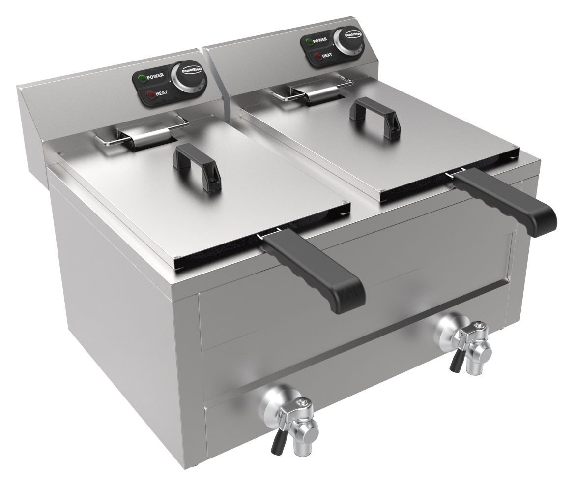 Friteuse Posable Électrique 2X8L 2X3Kw - 7518.0205